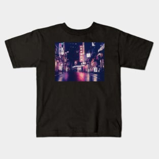 Tokyo Streets #2 (Anime Style) Kids T-Shirt